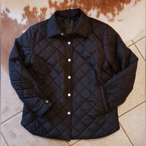Quilted Black Women's Jacket Sz S